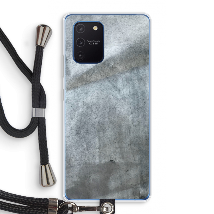 Grey Stone: Samsung Galaxy Note 10 Lite Transparant Hoesje met koord
