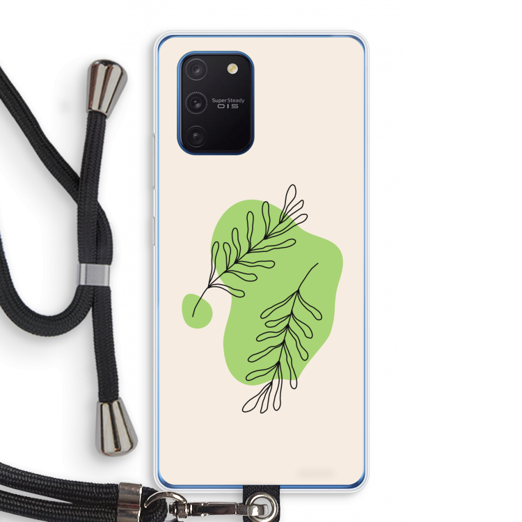 Beleaf in you: Samsung Galaxy Note 10 Lite Transparant Hoesje met koord