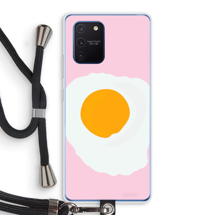 Sunny side up: Samsung Galaxy Note 10 Lite Transparant Hoesje met koord