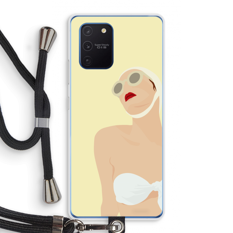 Summer: Samsung Galaxy Note 10 Lite Transparant Hoesje met koord