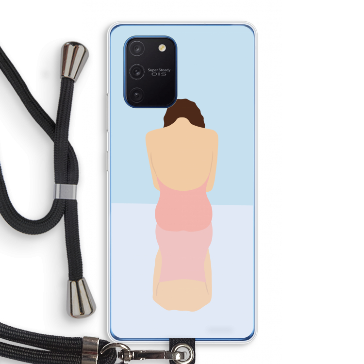 Mirror: Samsung Galaxy Note 10 Lite Transparant Hoesje met koord