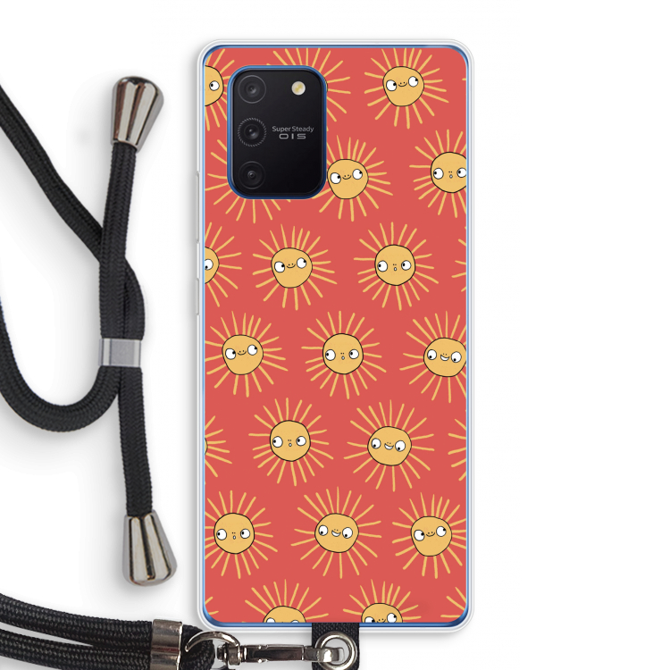 Zon: Samsung Galaxy Note 10 Lite Transparant Hoesje met koord