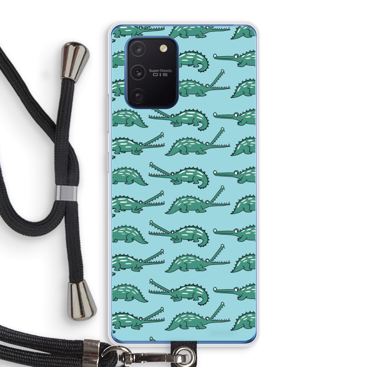 Kroko: Samsung Galaxy Note 10 Lite Transparant Hoesje met koord