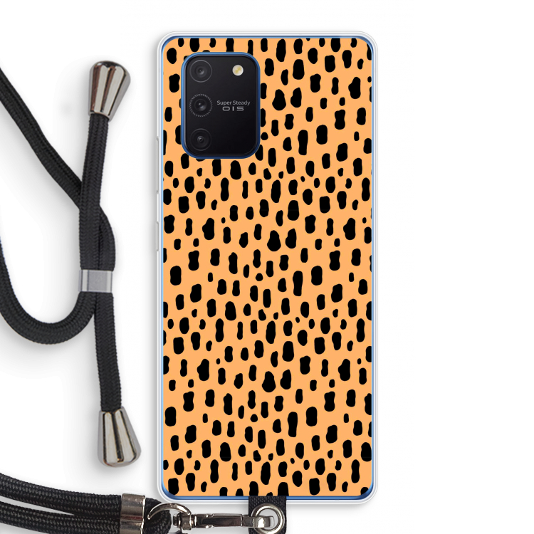 Panter: Samsung Galaxy Note 10 Lite Transparant Hoesje met koord