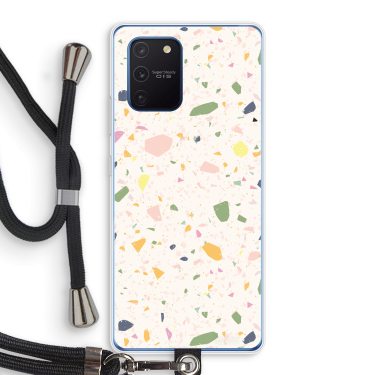 Terrazzo N°21: Samsung Galaxy Note 10 Lite Transparant Hoesje met koord