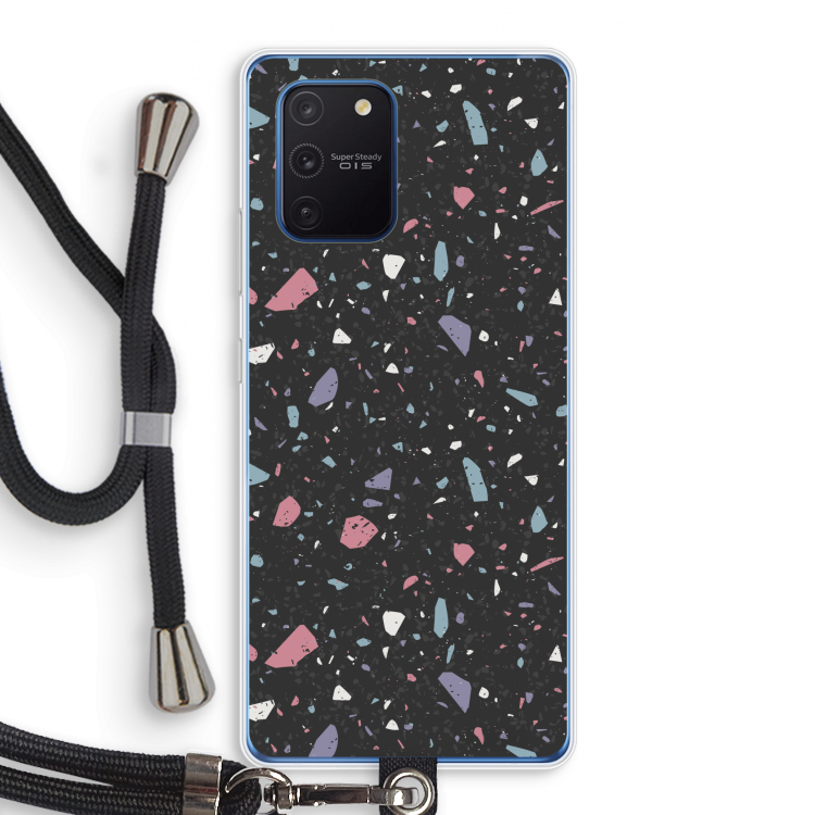 Terrazzo N°16: Samsung Galaxy Note 10 Lite Transparant Hoesje met koord