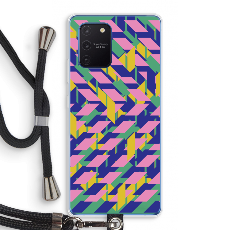 Skew Blush 1: Samsung Galaxy Note 10 Lite Transparant Hoesje met koord