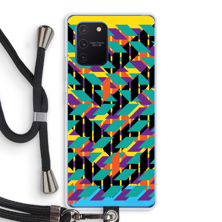 Skew Bee 1: Samsung Galaxy Note 10 Lite Transparant Hoesje met koord