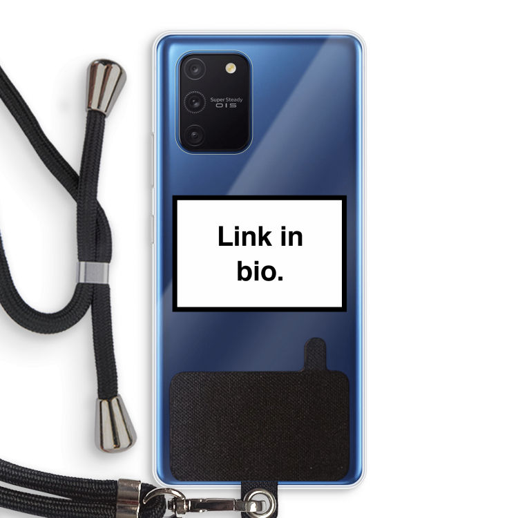 Link in bio: Samsung Galaxy Note 10 Lite Transparant Hoesje met koord