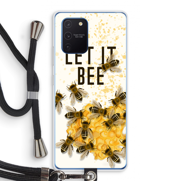 Let it bee: Samsung Galaxy Note 10 Lite Transparant Hoesje met koord