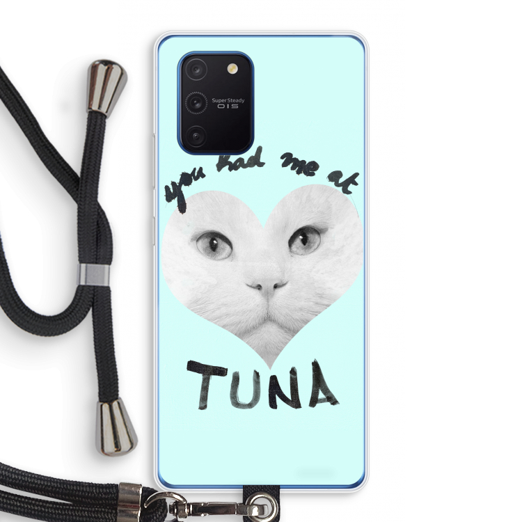 You had me at tuna: Samsung Galaxy Note 10 Lite Transparant Hoesje met koord