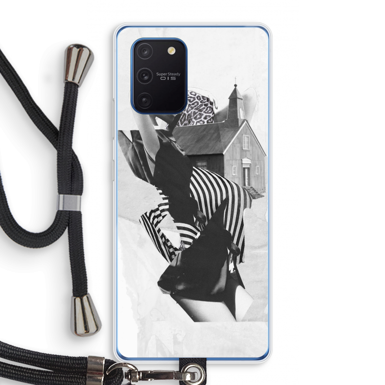 House: Samsung Galaxy Note 10 Lite Transparant Hoesje met koord