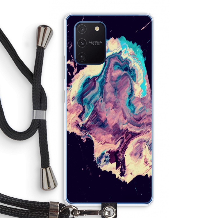 Cosmic Silence: Samsung Galaxy Note 10 Lite Transparant Hoesje met koord