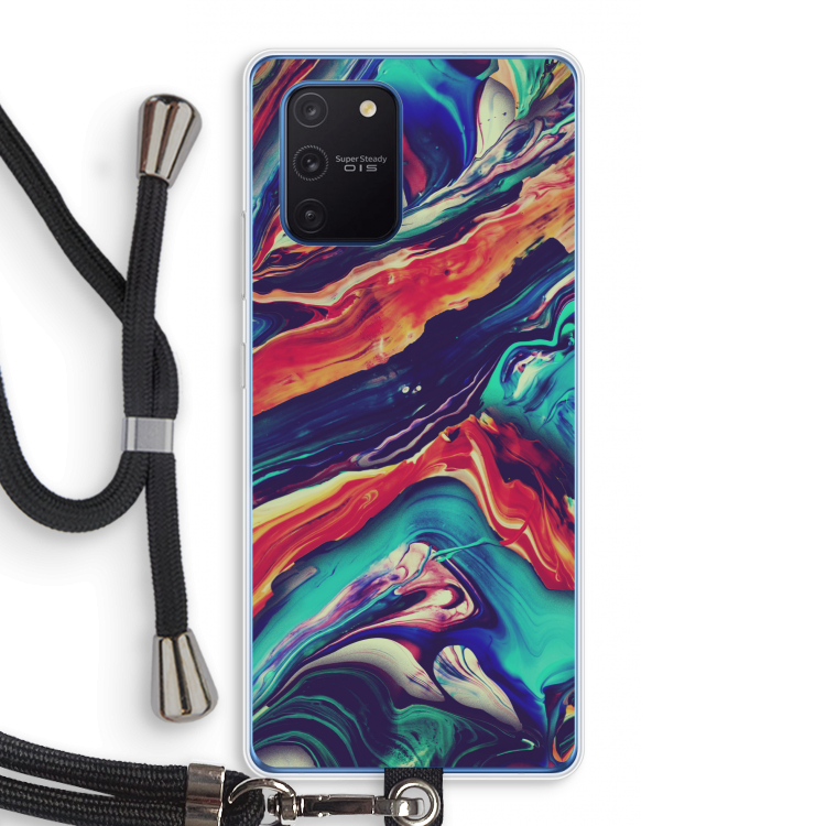 Chameleon Sun: Samsung Galaxy Note 10 Lite Transparant Hoesje met koord
