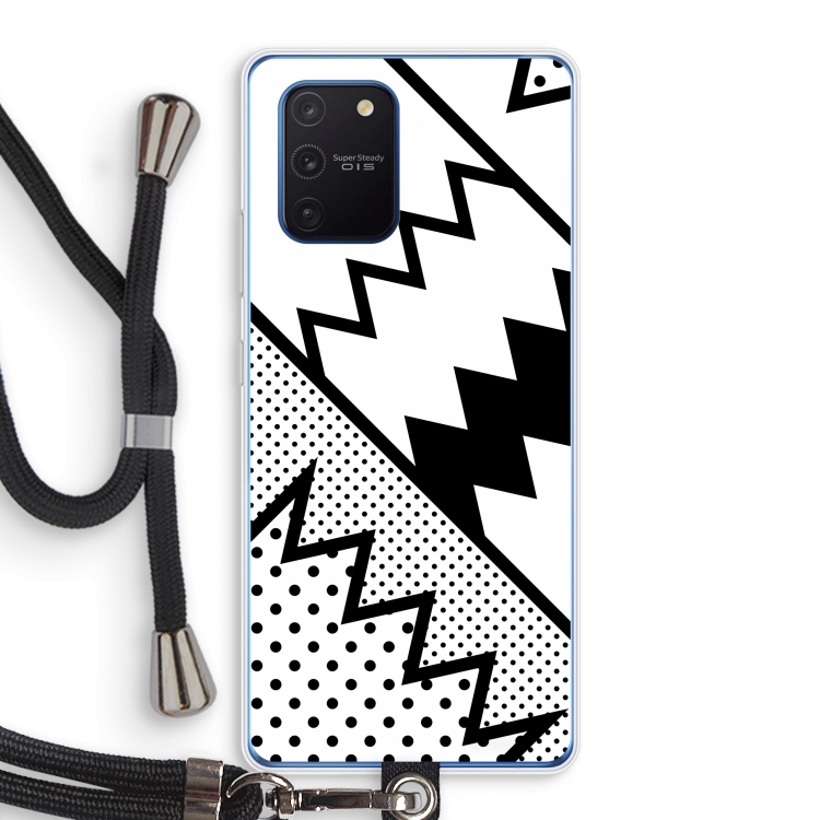 Pop Art #5: Samsung Galaxy Note 10 Lite Transparant Hoesje met koord