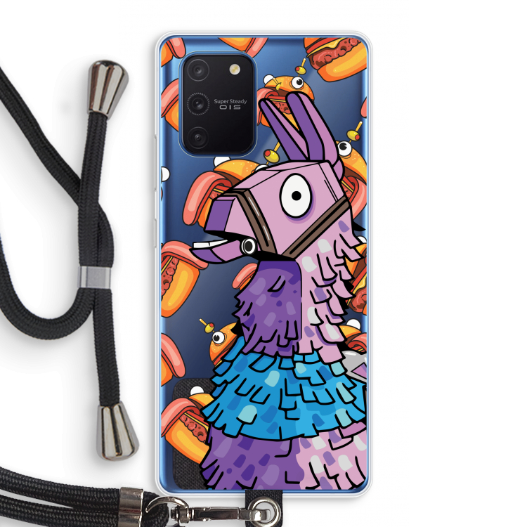 Loot Burger: Samsung Galaxy Note 10 Lite Transparant Hoesje met koord