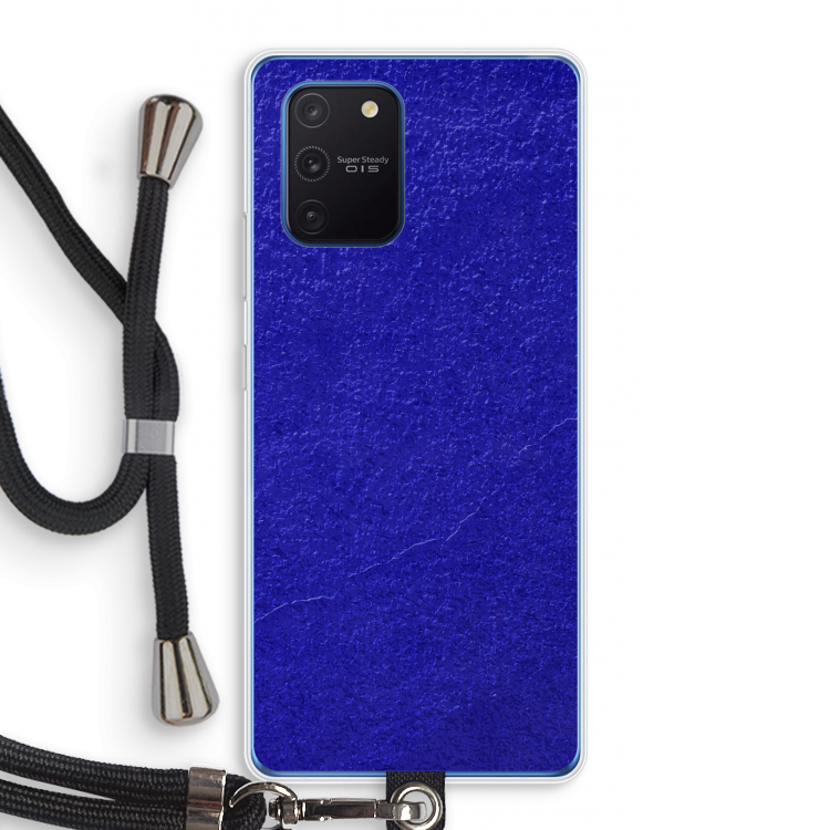 Majorelle Blue: Samsung Galaxy Note 10 Lite Transparant Hoesje met koord