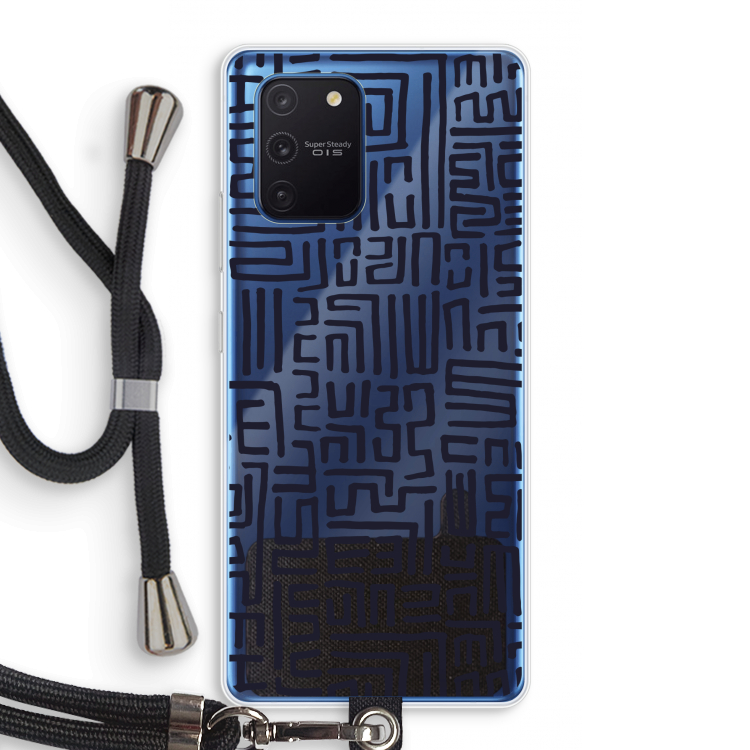 Moroccan Print: Samsung Galaxy Note 10 Lite Transparant Hoesje met koord
