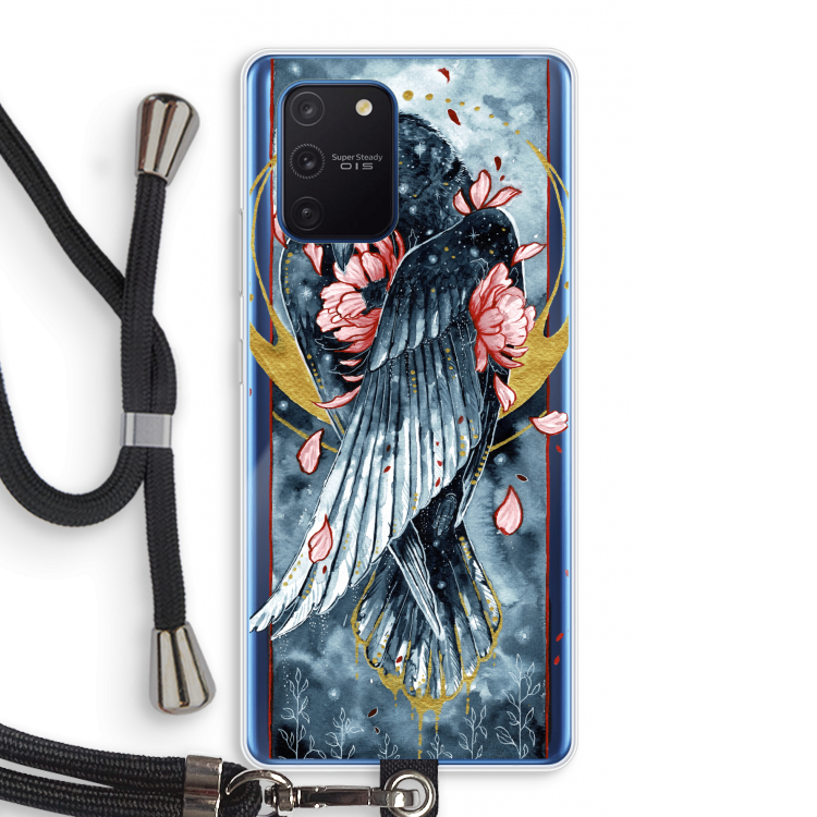 Golden Raven: Samsung Galaxy Note 10 Lite Transparant Hoesje met koord