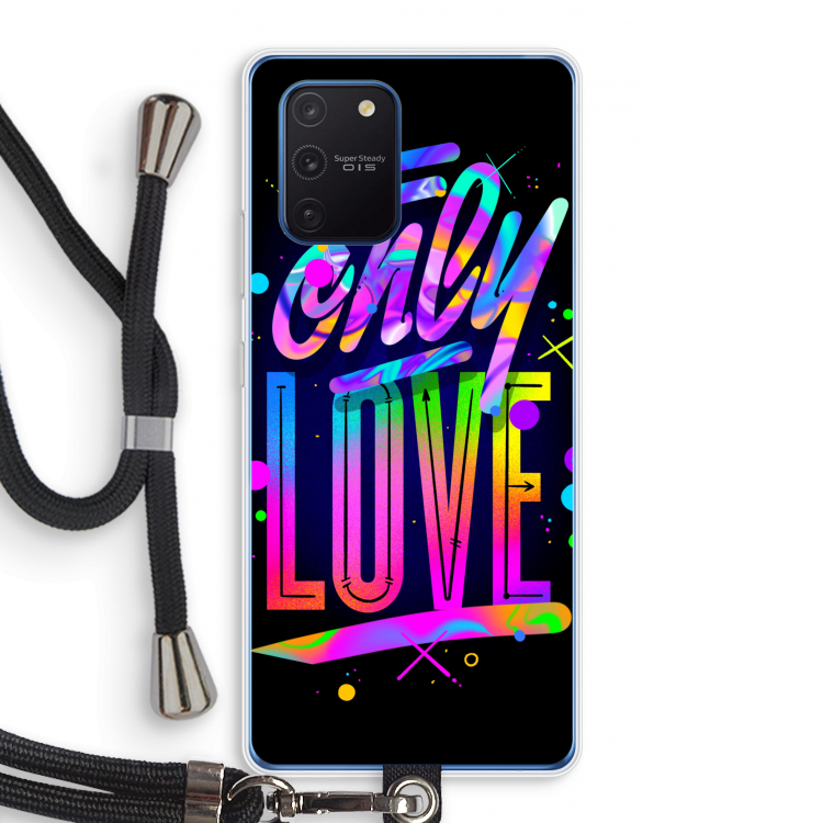 Only Love: Samsung Galaxy Note 10 Lite Transparant Hoesje met koord