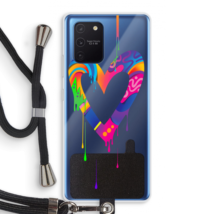 Melts My Heart: Samsung Galaxy Note 10 Lite Transparant Hoesje met koord