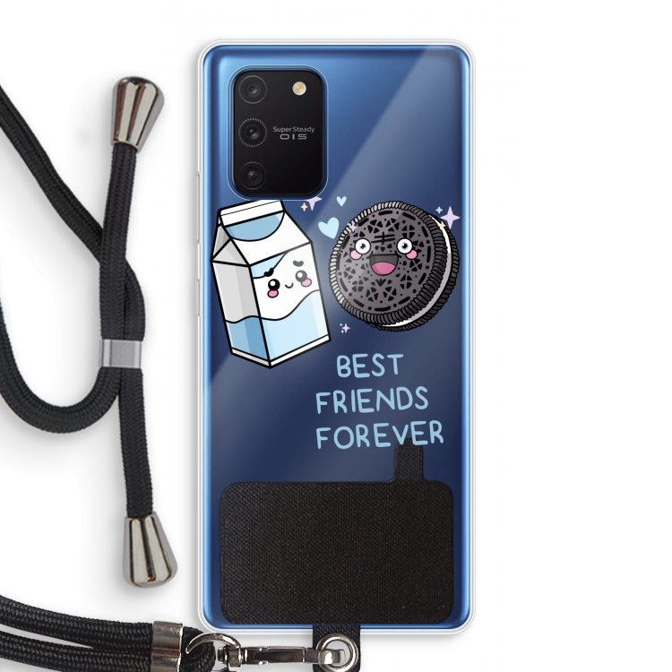 Best Friend Forever: Samsung Galaxy Note 10 Lite Transparant Hoesje met koord