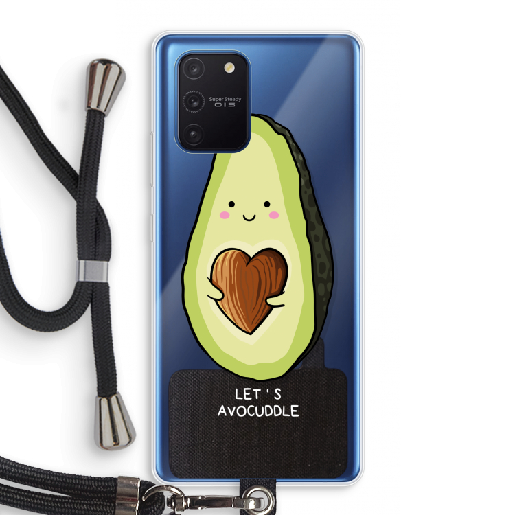 Avocuddle: Samsung Galaxy Note 10 Lite Transparant Hoesje met koord