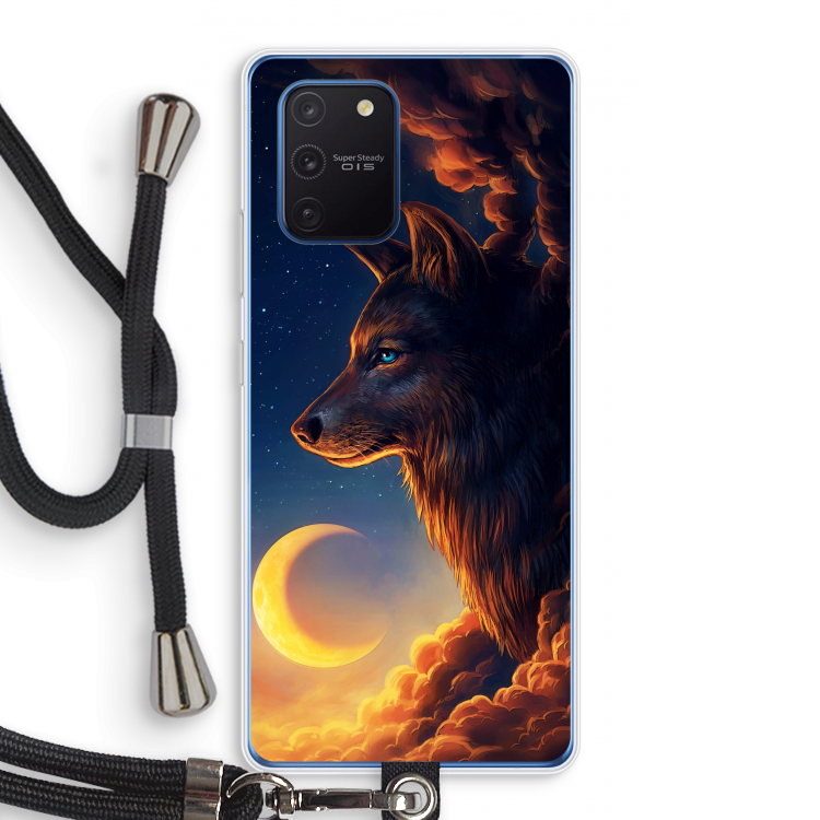 Night Guardian: Samsung Galaxy Note 10 Lite Transparant Hoesje met koord