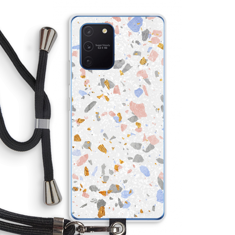 Terrazzo N°8: Samsung Galaxy Note 10 Lite Transparant Hoesje met koord