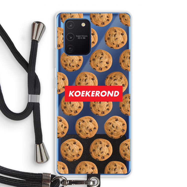 Koekerond: Samsung Galaxy Note 10 Lite Transparant Hoesje met koord