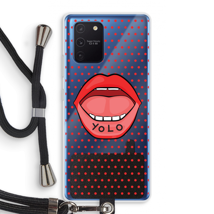 Yolo Denise: Samsung Galaxy Note 10 Lite Transparant Hoesje met koord