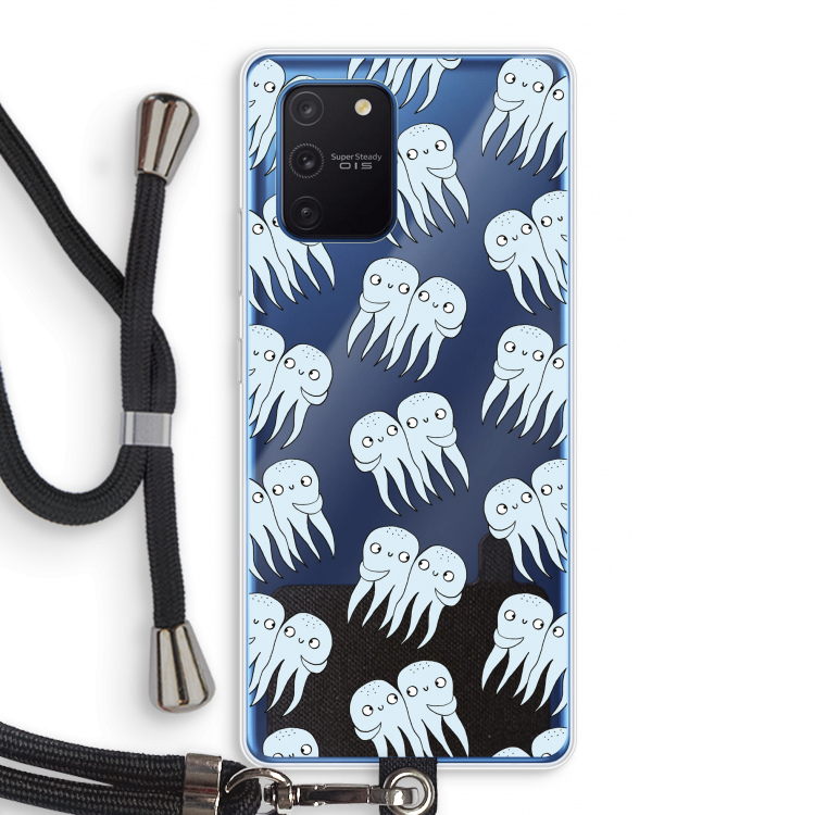 Octopussen: Samsung Galaxy Note 10 Lite Transparant Hoesje met koord