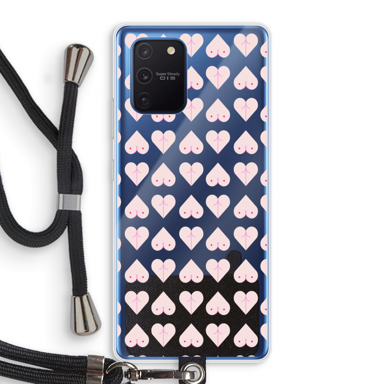 Ass 'n Titties: Samsung Galaxy Note 10 Lite Transparant Hoesje met koord