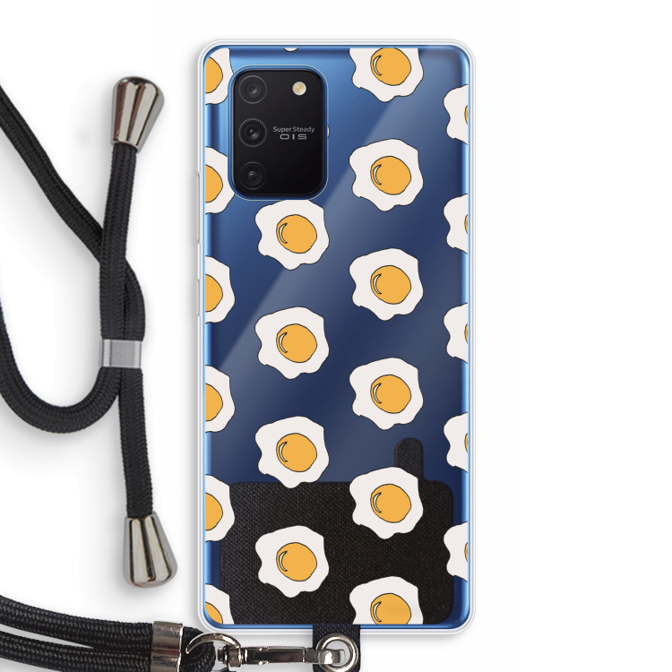 Bacon to my eggs #1: Samsung Galaxy Note 10 Lite Transparant Hoesje met koord