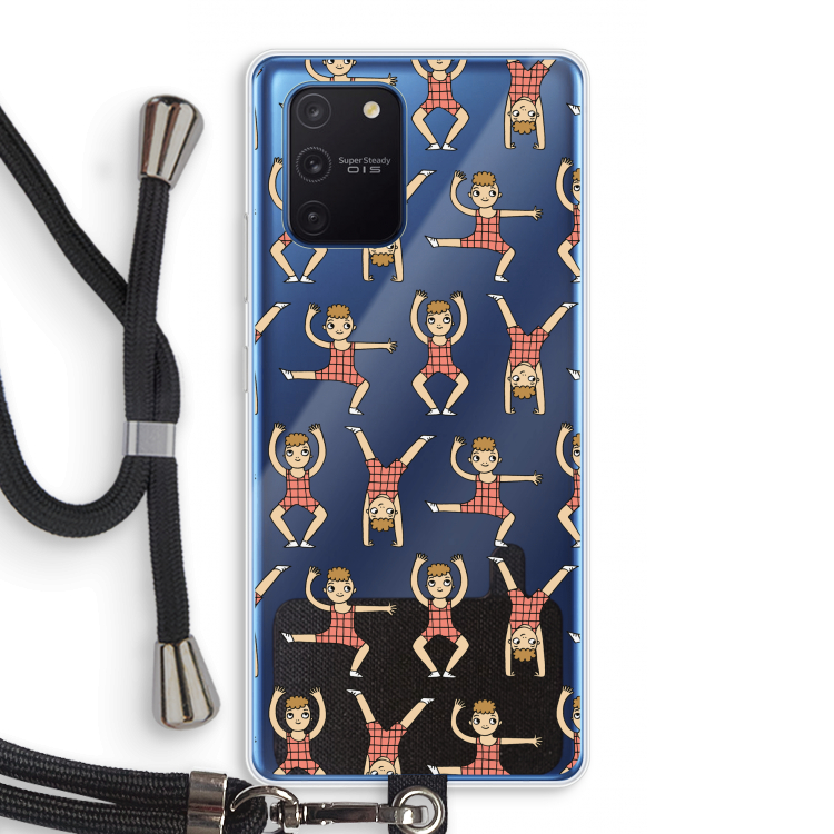 Gymboys: Samsung Galaxy Note 10 Lite Transparant Hoesje met koord