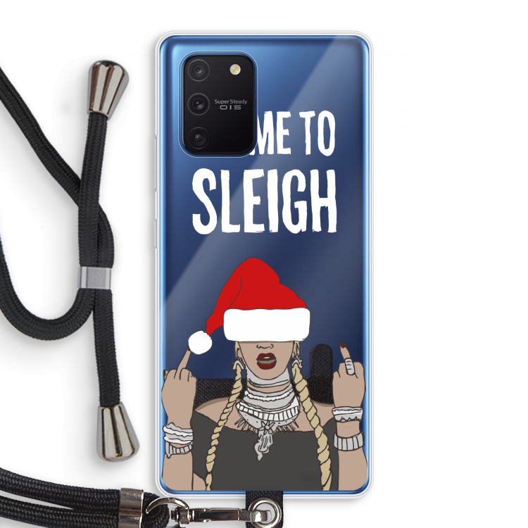 Came To Sleigh: Samsung Galaxy Note 10 Lite Transparant Hoesje met koord