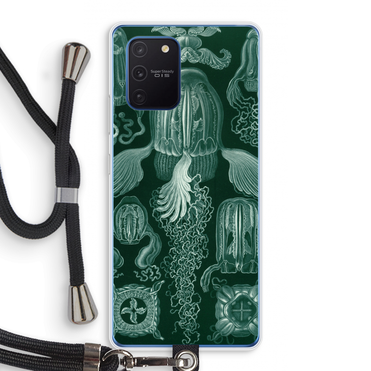 Haeckel Cubomedusae: Samsung Galaxy Note 10 Lite Transparant Hoesje met koord