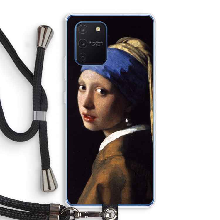 The Pearl Earring: Samsung Galaxy Note 10 Lite Transparant Hoesje met koord