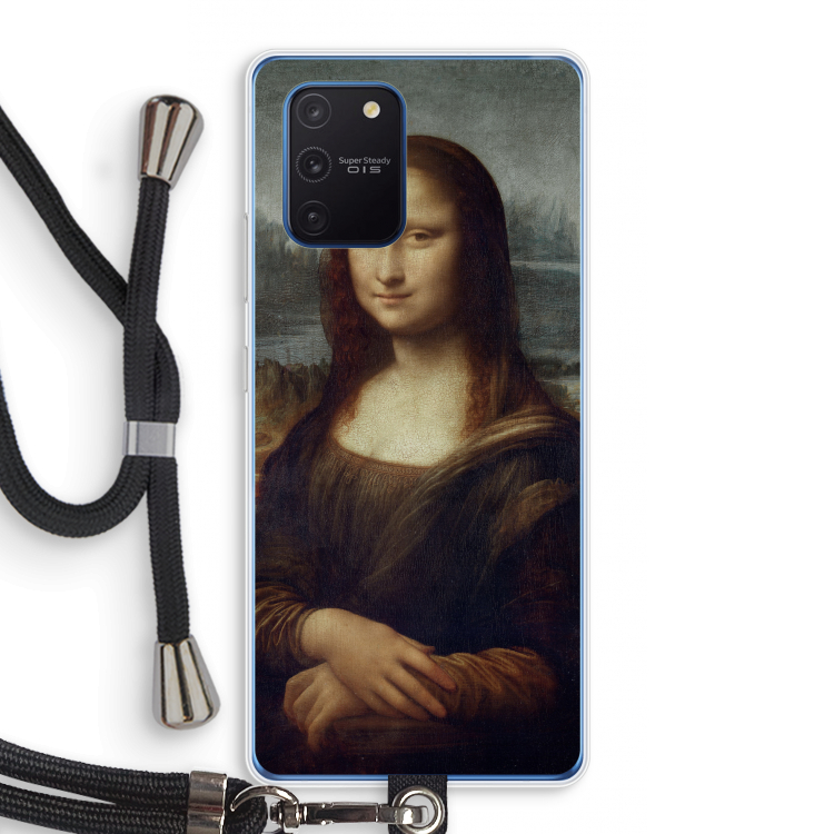 Mona Lisa: Samsung Galaxy Note 10 Lite Transparant Hoesje met koord