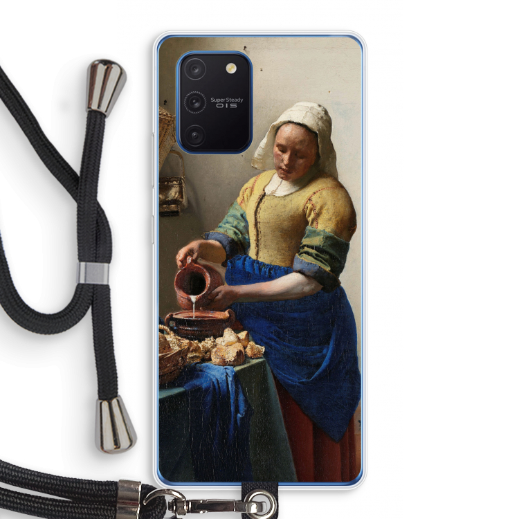 The Milkmaid: Samsung Galaxy Note 10 Lite Transparant Hoesje met koord