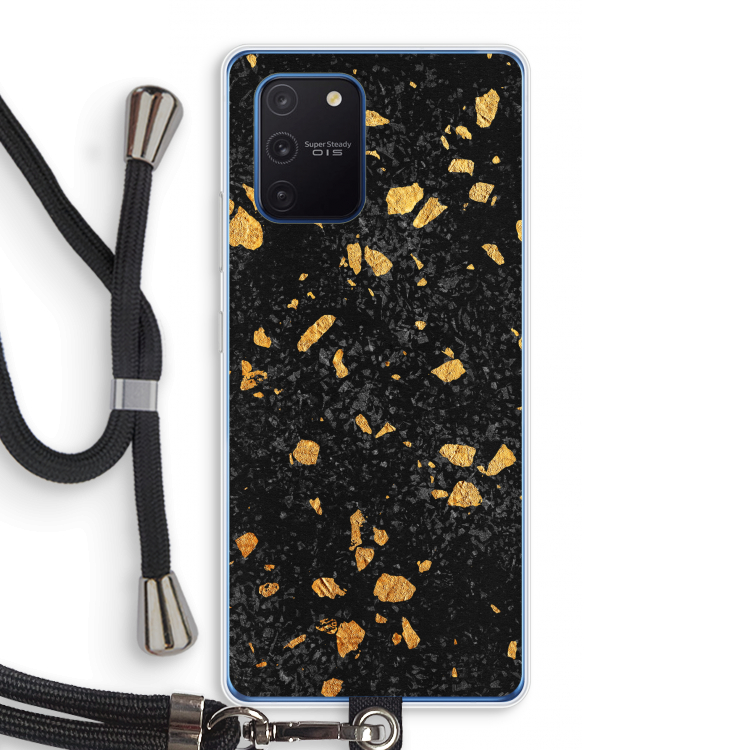 Terrazzo N°7: Samsung Galaxy Note 10 Lite Transparant Hoesje met koord