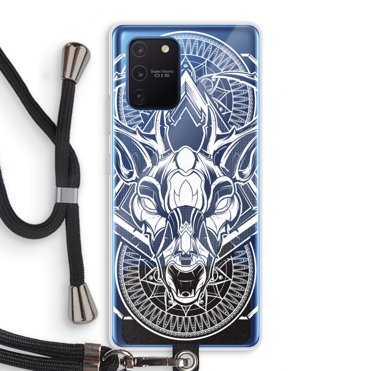 Oh Deer: Samsung Galaxy Note 10 Lite Transparant Hoesje met koord