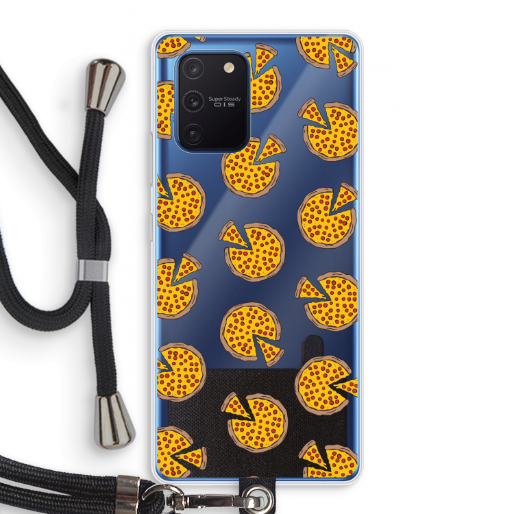 You Had Me At Pizza: Samsung Galaxy Note 10 Lite Transparant Hoesje met koord