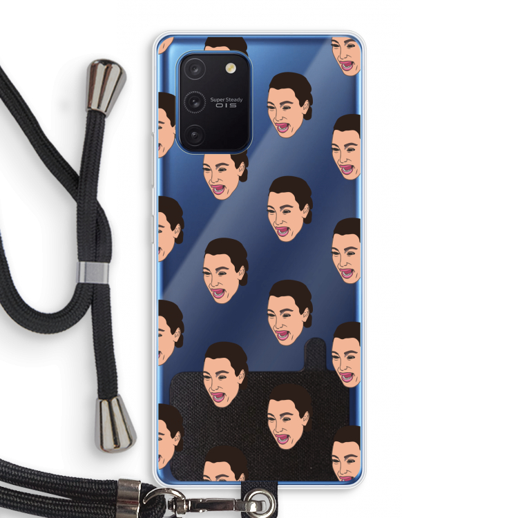 Ugly Cry Call: Samsung Galaxy Note 10 Lite Transparant Hoesje met koord