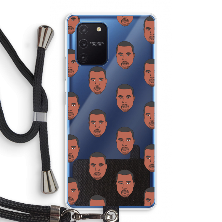Kanye Call Me?: Samsung Galaxy Note 10 Lite Transparant Hoesje met koord