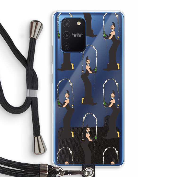 Pop Some Kim: Samsung Galaxy Note 10 Lite Transparant Hoesje met koord