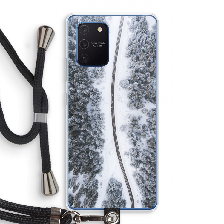 Snøfall: Samsung Galaxy Note 10 Lite Transparant Hoesje met koord