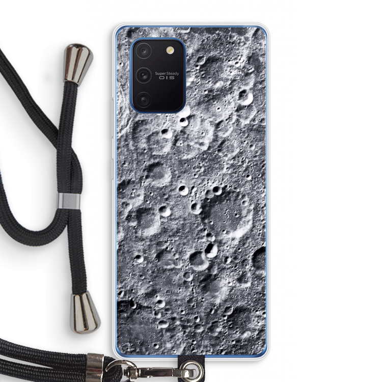 Maanlandschap: Samsung Galaxy Note 10 Lite Transparant Hoesje met koord