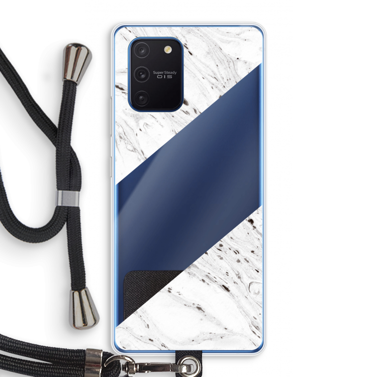 Biggest stripe: Samsung Galaxy Note 10 Lite Transparant Hoesje met koord