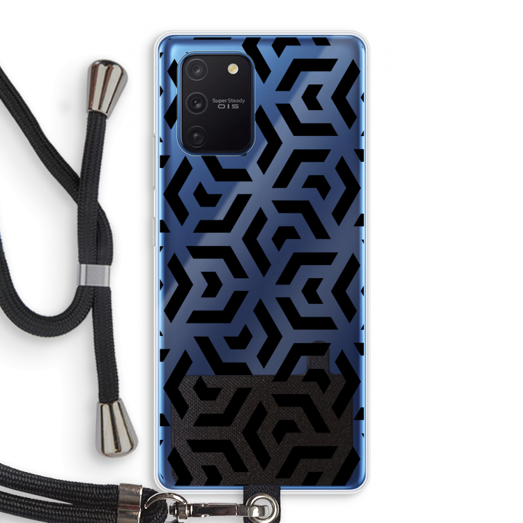 Crazy pattern: Samsung Galaxy Note 10 Lite Transparant Hoesje met koord